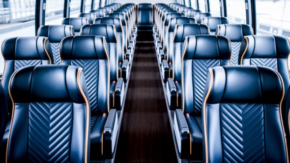 bloomington 55 passenger charter bus rental