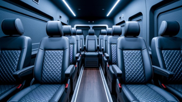 bloomington sprinter van with driver rental