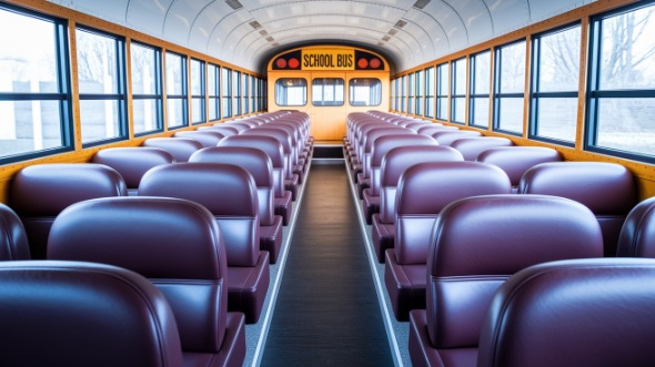 school bus rental interior peoria